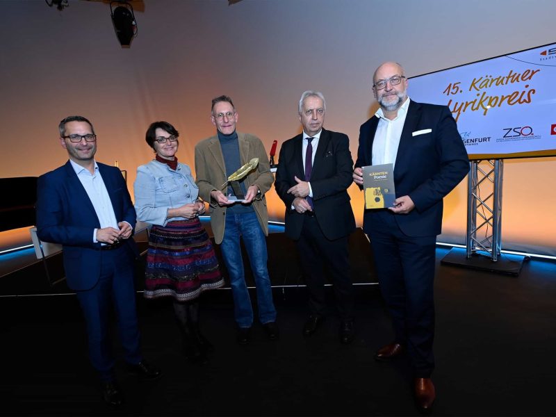 Lyrikpreis Gewinner Hanschitz (c) Helge Bauer