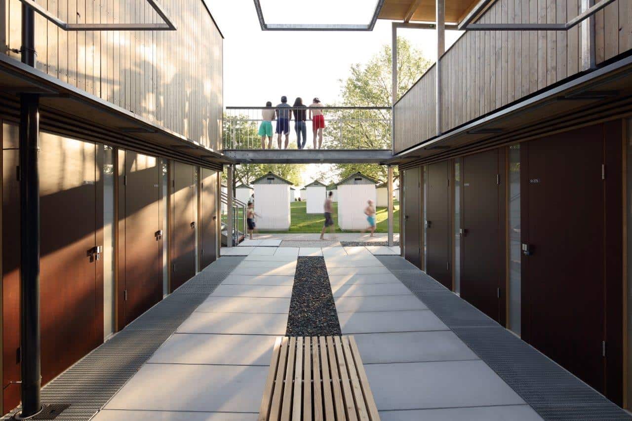 Kabainentrakt Strandbad Klagenfurt