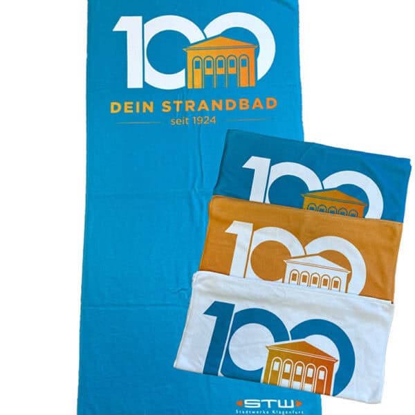 100 Jahre Strandbad Klagenfurt Badetuch
