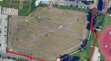 Umleitung Radweg_Skizze_Hallenbad Klagenfurt (c)STW